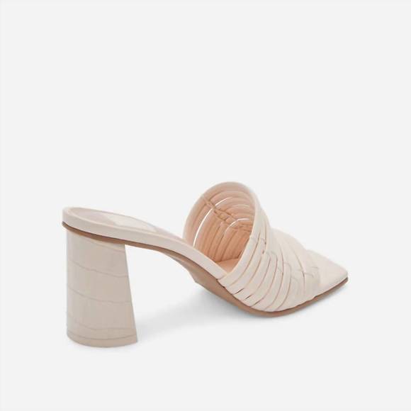 NEW DOLCE VITA women's priana heels in cream - Picture 4 of 4